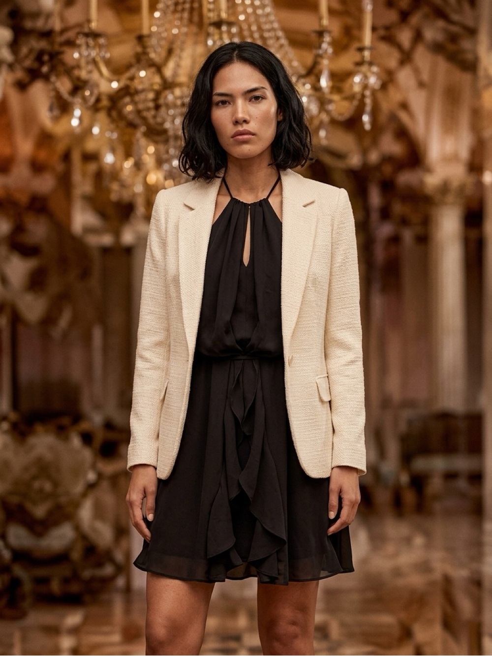 City Chic Black Versatile Dress